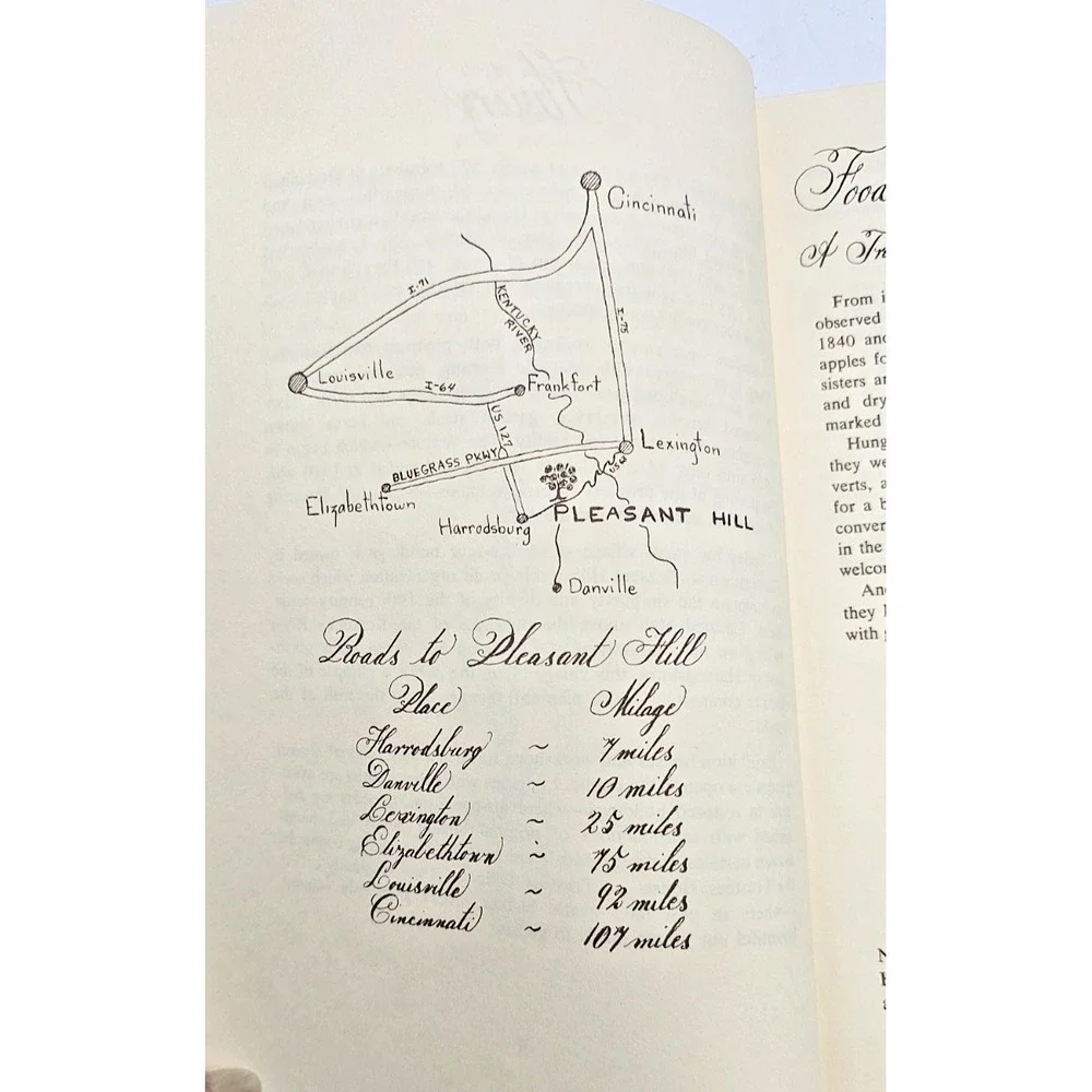 Shaker Village Pleasant Hill Kentucky Cookbook Vintage Trustees' House Recipes